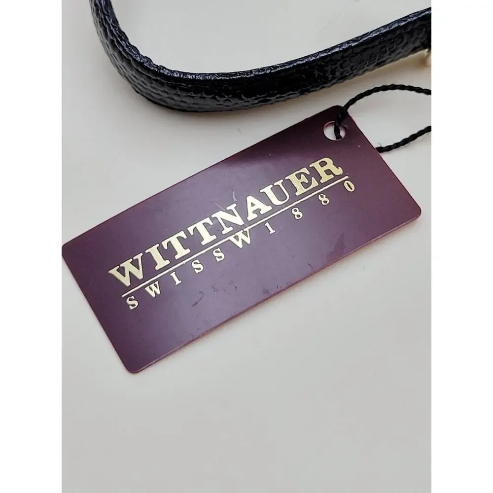 Wittnauer JV8072 Men's Dress Watch MasterCard Premier Colonial Swiss Quartz NWT